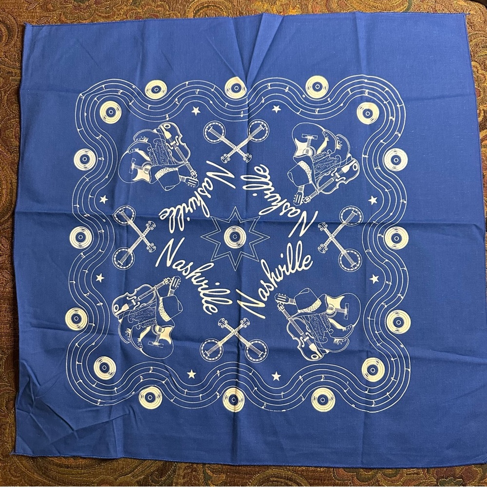 Nashville Vintage Bandana / Handkerchief / Scarf